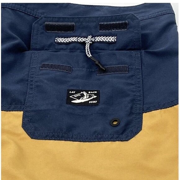 NEW Superdry Swim Trunks Surf Retro Boardshort Men's Size XL Beach Swimwear - Picture 7 of 12